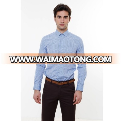 Custom Slim Youth Men Long Sleeve Shirts