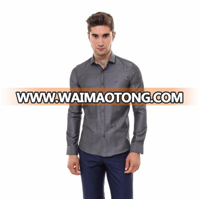 Wholesale Men Long Sleeve Shirt Breathable Casual Men Shirt