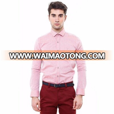 100% Cotton Long Sleeve Shirt Men Slim Fit Casual Shirts