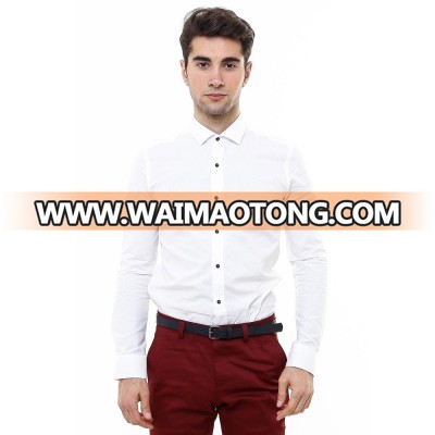 Custom Slim Youth Men Long Sleeve Shirts